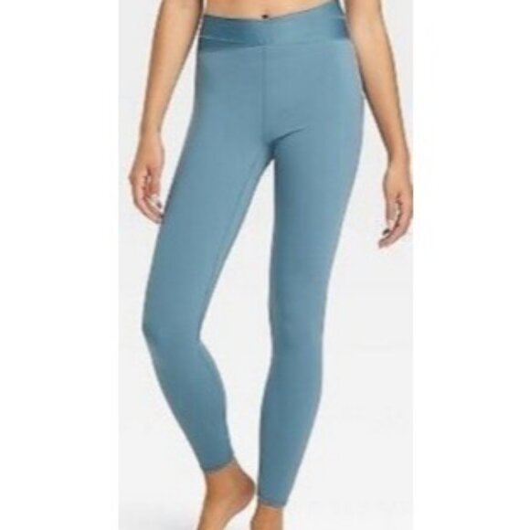 JoyLab Women's High-Rise Wrap Waistband Leggings Blue Size XS - Picture 2 of 8